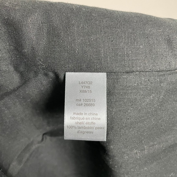 John Varvatos Collection Leather Moto Jacket - Picture 6 of 6